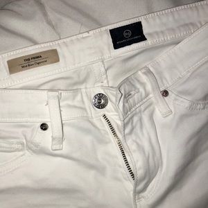 Ag Adriano Goldscmeid white pants jeans